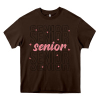 Chocolate Brown senior Heavy Core Tee - MaliasSmallBusiness
