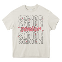 Cream senior Heavy Core Tee - MaliasSmallBusiness