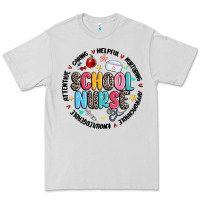 Dove Grey school nurse Premium Tee - MaliasSmallBusiness