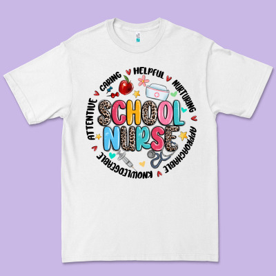 School Nurse Premium Tee Designed By Maliassmallbusiness