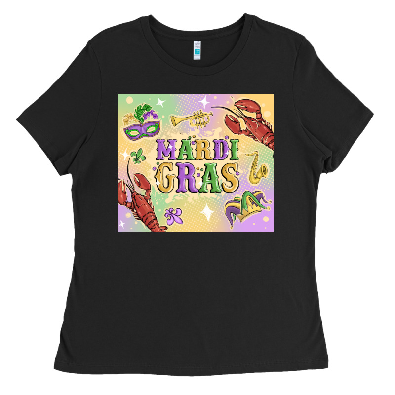 Mardi Gras Ladies Tee by MaliasSmallBusiness | Teevron