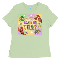 Matcha mardi gras Ladies Tee - MaliasSmallBusiness
