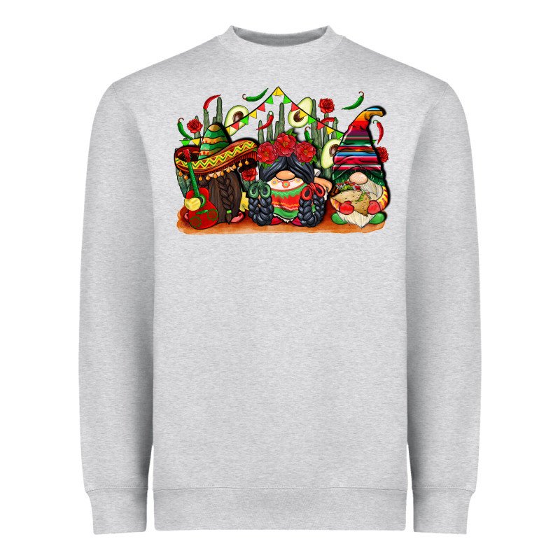 Cinco De Mayo Gnomes Heavyweight Sweatshirt by CowGirlArtShop | Teevron