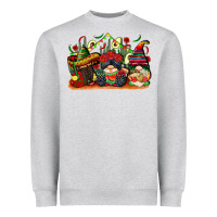 Heather Grey cinco de mayo gnomes Heavyweight Sweatshirt - CowGirlArtShop