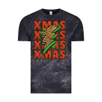 Cloud Black xmas lightning bolt Vintage Tee - Jasminsmagicworld