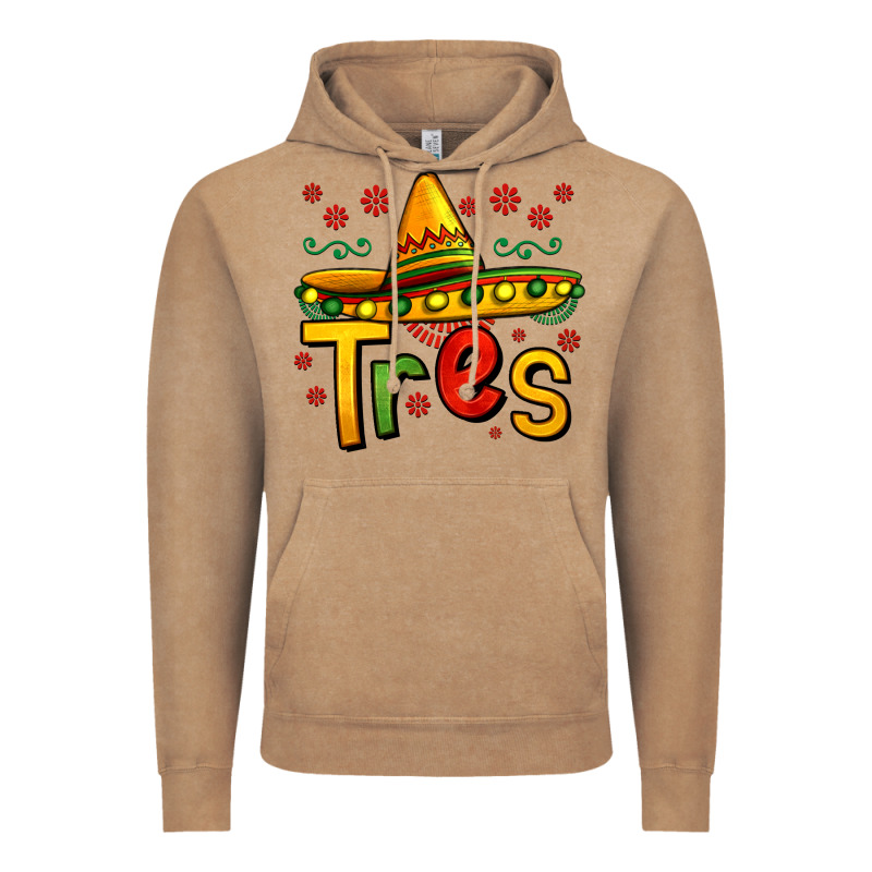 Tres My Third Mexican Birthday Vintage Hoodie by Jasminsmagicworld | Teevron