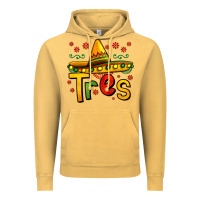 Vintage Mustard tres my third mexican birthday Vintage Hoodie - Jasminsmagicworld