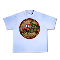 Grape Ice Christmas Tractor Urban Heavy Tee - RanaPortraitStore