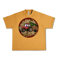 Peanut Butter Christmas Tractor Urban Heavy Tee - RanaPortraitStore