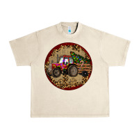 Sandshell Christmas Tractor Urban Heavy Tee - RanaPortraitStore