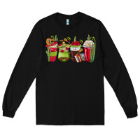 Black Mexico Coffee Cups Long Sleeve Tee - texasbilliewilder