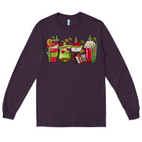 Plum Mexico Coffee Cups Long Sleeve Tee - texasbilliewilder