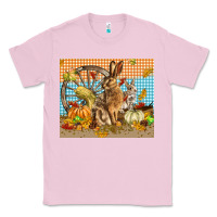 Bubblegum Pink fall rabbit  mousepad Classic Tee - LillyAllenDesigns