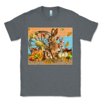 Charcoal Heather fall rabbit  mousepad Classic Tee - LillyAllenDesigns