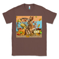Chestnut fall rabbit  mousepad Classic Tee - LillyAllenDesigns