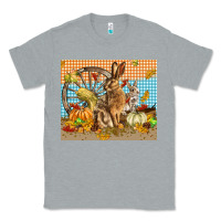 Heather Grey fall rabbit  mousepad Classic Tee - LillyAllenDesigns