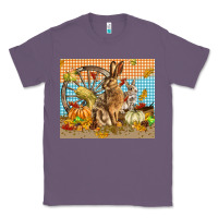 Lavender fall rabbit  mousepad Classic Tee - LillyAllenDesigns