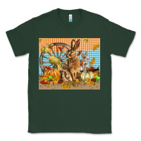 Sports Green fall rabbit  mousepad Classic Tee - LillyAllenDesigns