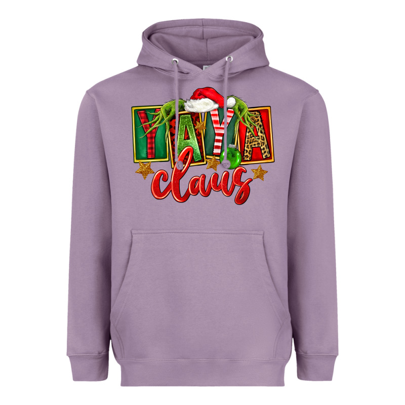 Christmas Yaya Claus Heavyweight Hoodie by FaDigitalArtStudio | Teevron