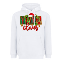 White Christmas Yaya Claus Heavyweight Hoodie - FaDigitalArtStudio