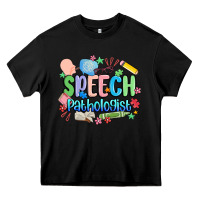 Black speech pathologist Heavy Core Tee - MaliasSmallBusiness