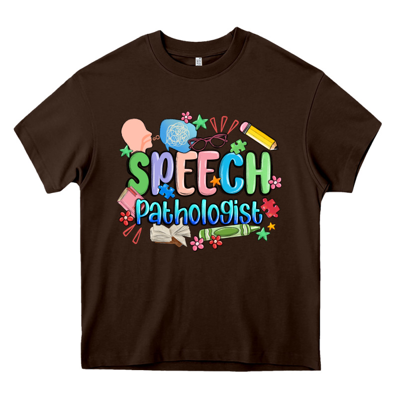 Speech Pathologist Heavy Core Tee by MaliasSmallBusiness | Teevron