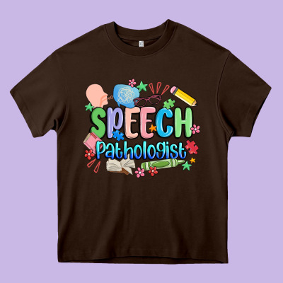 Speech Pathologist Heavy Core Tee Designed By Maliassmallbusiness