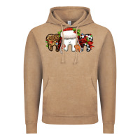 Vintage Coffee Christmas teeth dentist Vintage Hoodie - Jasminsmagicworld