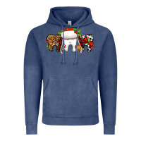 Vintage Denim Christmas teeth dentist Vintage Hoodie - Jasminsmagicworld