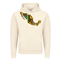 Vintage Artic Guerrero Mexico Serape Cactus Sunflower Map Vintage Hoodie - RanaPortraitStore