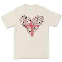 Bone retro christian valentine Premium Tee - MaliasSmallBusiness