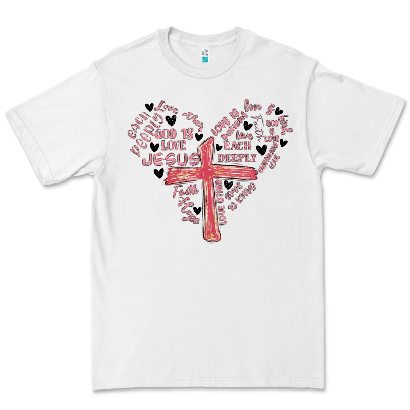 Retro Christian Valentine Premium Tee by MaliasSmallBusiness | Teevron