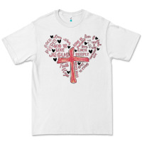 White retro christian valentine Premium Tee - MaliasSmallBusiness