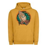 Pigment Peanut Butter god bless you Urban Hoodie - RacoonDesign