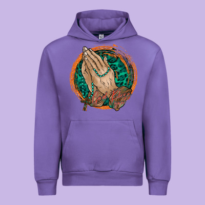 God Bless You Urban Hoodie Designed By Racoondesign