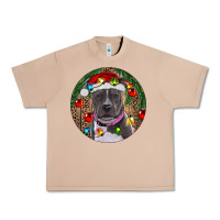 Burro Christmas Pitbull Urban Heavy Tee - RanaPortraitStore