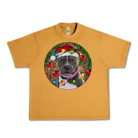 Peanut Butter Christmas Pitbull Urban Heavy Tee - RanaPortraitStore