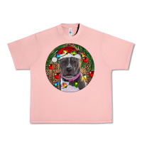 Salmon Christmas Pitbull Urban Heavy Tee - RanaPortraitStore