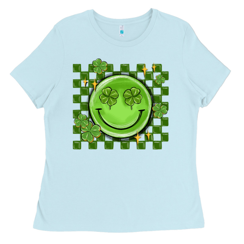 Checkered St. Patrick's Day Ladies Tee by MaliasSmallBusiness | Teevron
