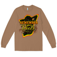 Toasted Coconut remember your roots Long Sleeve Tee - NancyCooperArtShop