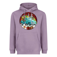 Lavender Tis The Season Truck Heavyweight Hoodie - FaDigitalArtStudio