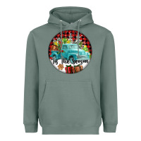 Sage Tis The Season Truck Heavyweight Hoodie - FaDigitalArtStudio