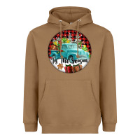 Toasted Coconut Tis The Season Truck Heavyweight Hoodie - FaDigitalArtStudio