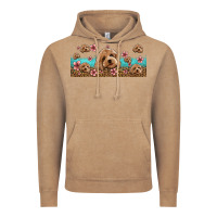 Floral Cockapoo Vintage Hoodie | Teevron
