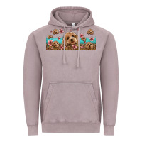 Vintage Zinc floral cockapoo Vintage Hoodie - Jasminsmagicworld