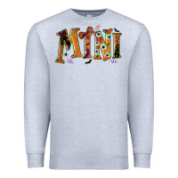 Heather Grey halloween mini Premium Sweatshirt - BundleAndBundleShop