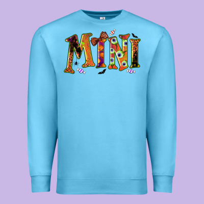 Halloween Mini Premium Sweatshirt Designed By Bundleandbundleshop