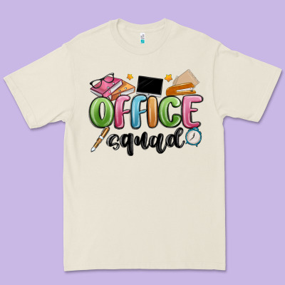Office Squad Premium Tee Designed By Maliassmallbusiness