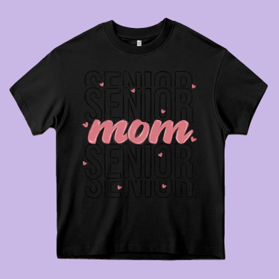 Mom Senior Heavy Core Tee Designed By Maliassmallbusiness