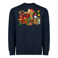 Navy cinco de mayo pe teacher Heavyweight Sweatshirt - CowGirlArtShop
